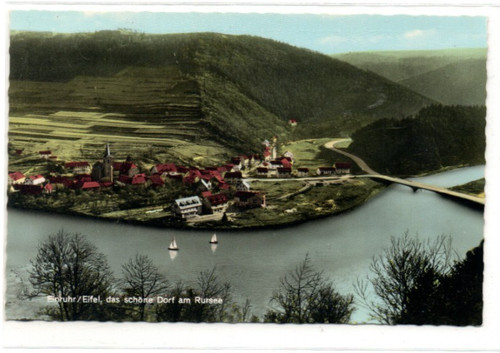 Ansichtskarte einruhr eifel - ansichtskarte,
