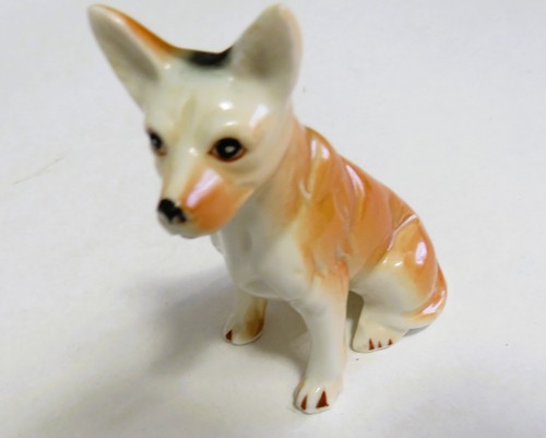 Porzellan figur schäferhund - figur, :