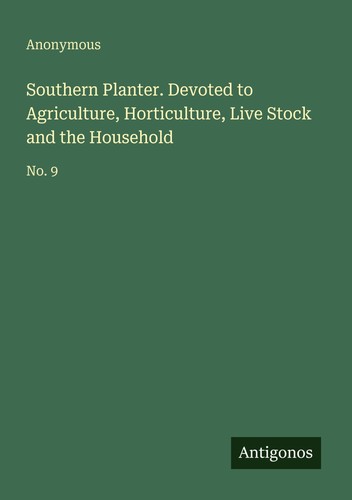 Southern planter devoted to - planter.,