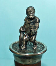 Antik Metall Zierkorken Waldschrat / Flaschenkorken / Metalwork Bottle Stopper