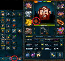 Shakes and Fidget BERSERKER lvl 470 (S&F fused world 25)