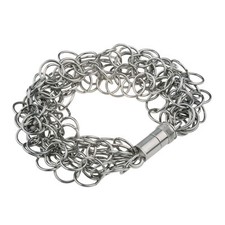 Ernstes Design Edvita Armreif A70 Edelstahl für Wechselanhänger Armband 19 21cm