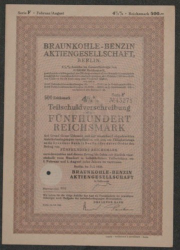 Braunkohle-Benzin