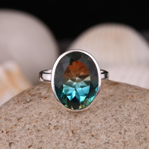 Lünette alexandrit oval - lünette, ring