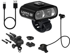 Lezyne Power High Beam 500 Loaded StVZO Schwarz mit X-Lock-Halterung