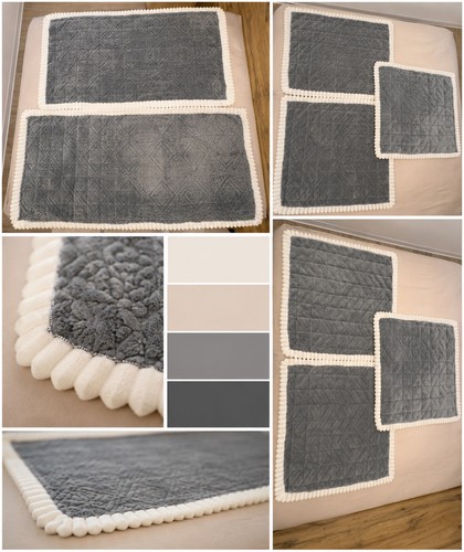 Teiliges sofa auflagen grau - 5-teiliges,