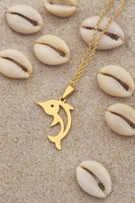 Halskette Delphin Anhänger