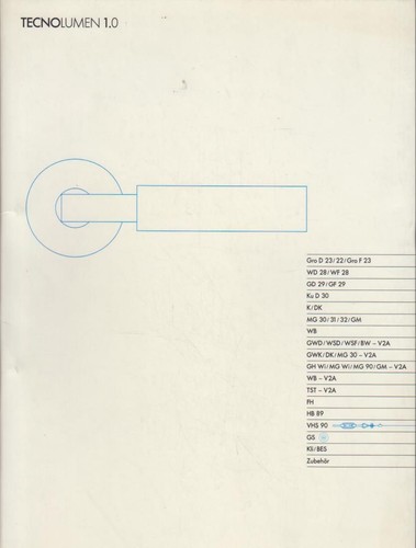 Tecnolumen katalog und - 1.0.,