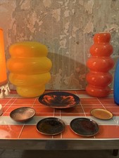 Kupfer Emaille Mid Century