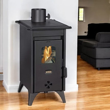 🔥Prity MINI D Holzofen 6,3 kW – Kompakt & Effizient, Kaminofen für kleine Räume