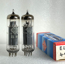 2 NOS Röhren EL41 Telefunken Diamond Matched Pair