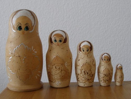 Russische matroschka - russische,