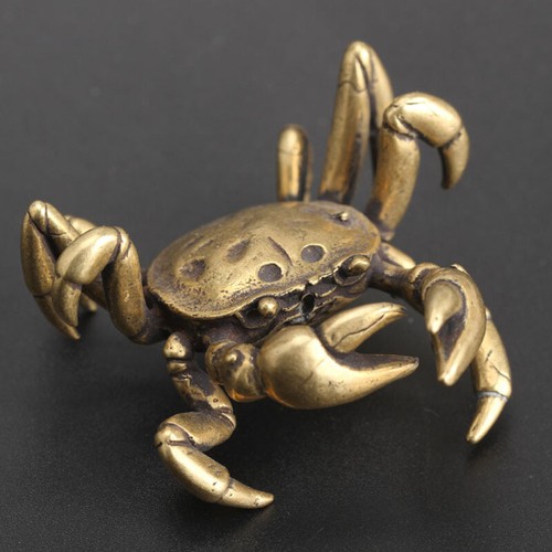 Messing miniatur kupfer krabbe - miniatur,