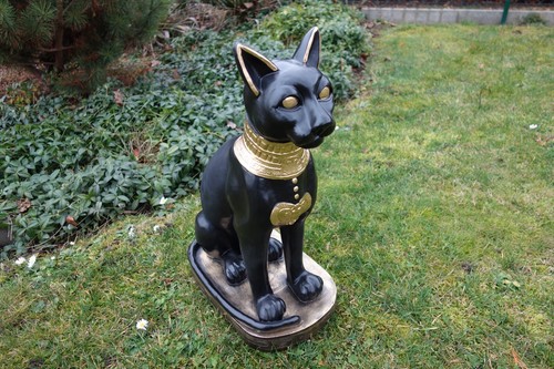 ägyptische katze figuren und - katze,