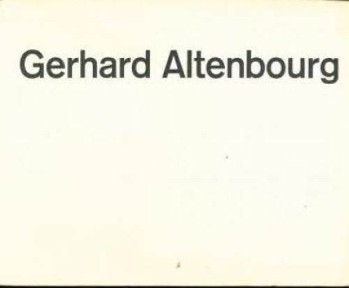 Buch gerhard altenbourg - gerhard,