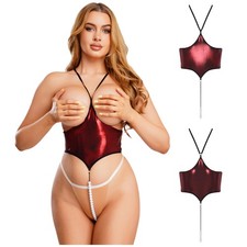 Damen Durchsichtiger Bodysuit