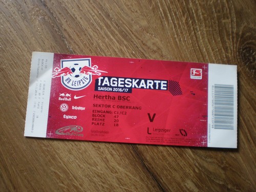 Sammler ticket rb - ticket, leipzig