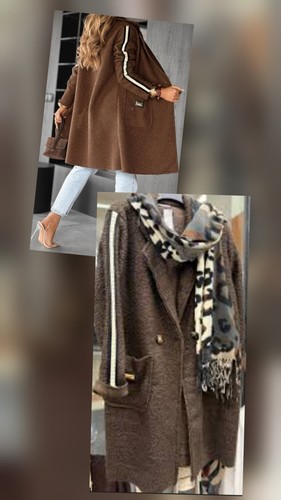 Teddy midi mantel - midi,