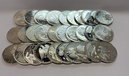 925 silber gedenkmünzen - silber,