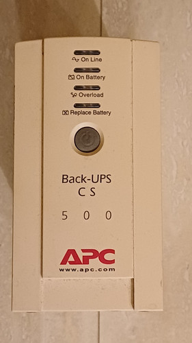 Apc back ups 500 - back,