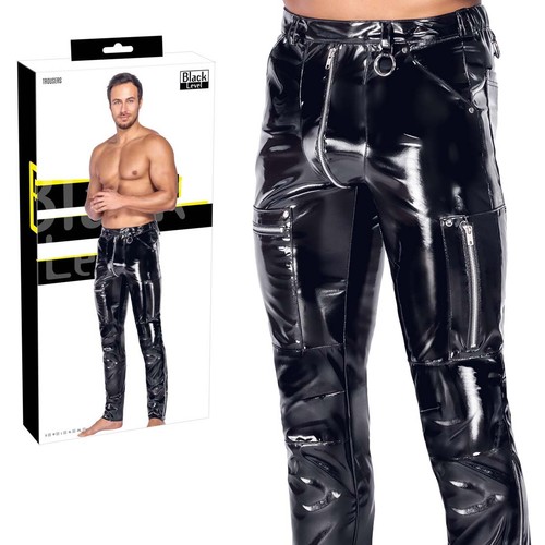 Lack hose herren schwarz - lack-hose,