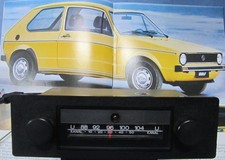 OLDTIMERRADIO VW VOLKSWAGEN AUDI PORSCHE GOLF KÄFER SCIROCCO BUS BULLI T JETTA🎄