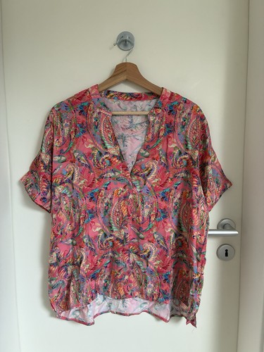 Bunte tunika damenbluse - damenbluse, 42