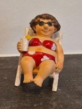 Deko Figur Mollige Badenixe