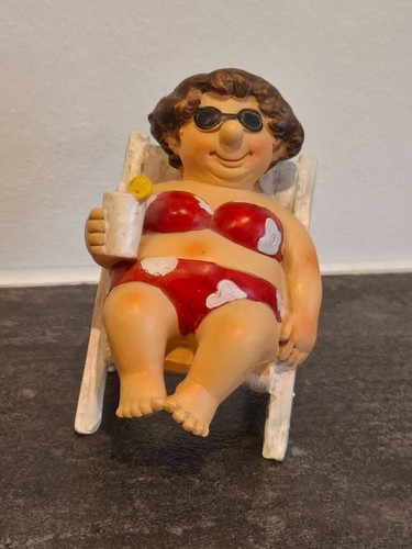 Deko figur mollige - figur, badenixe