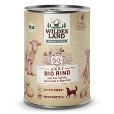Wildes Land - BIO Adult - Rind mit Kartoffeln - 24 x 400 g