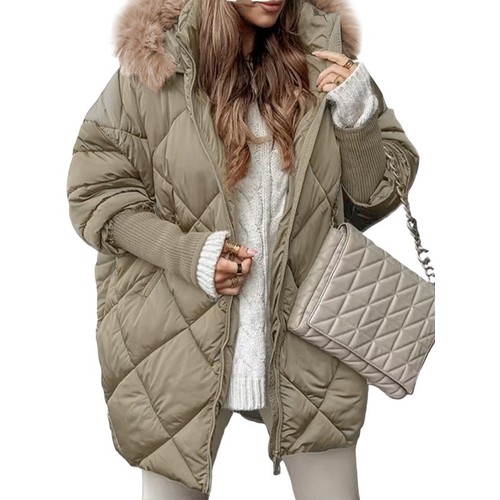 Luxuriöse damen winterjacke - luxuriöse,