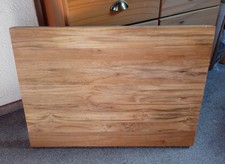 Teak Massivholz Waschtischplatte mit natürlichen Pinholes ❤ 700mm × 500mm × 45mm