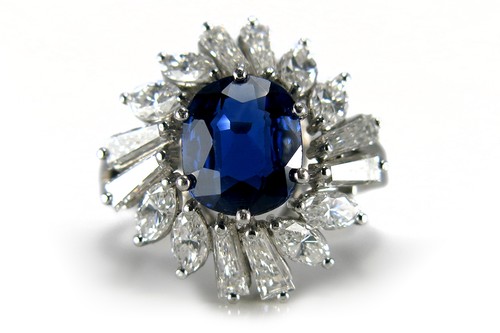 Damen ring saphir - 1,65, +