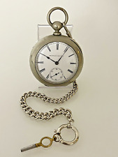 Antike  Robuste Elgin Schlüssel Taschenuhr Pocket Watch Läuft Lnr. Spz5