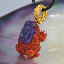 Toad Frosch Hängelampe Rot