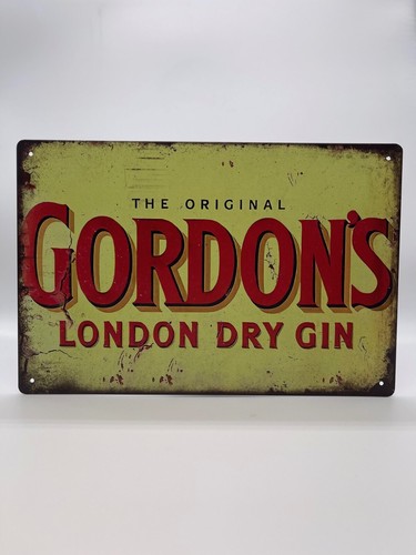 Blechschild gordons gin - gordons,