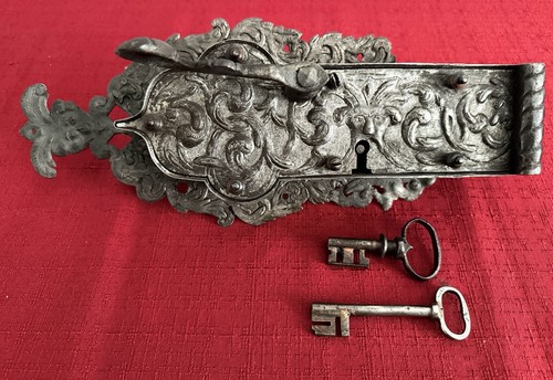 Antikes barock türschloß - antikes,