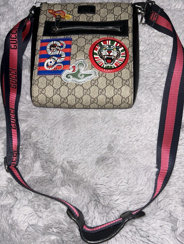 Gucci canvas umhängetasche - gucci,