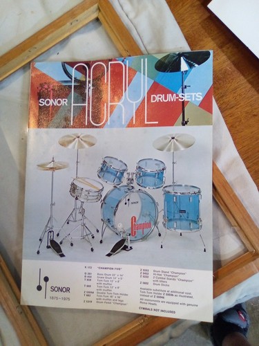 Sonor acryl drum sets - sonor,