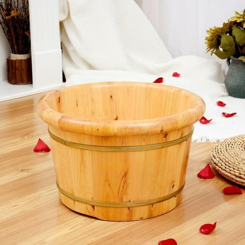 Holzbadewanne mit massage - mit,