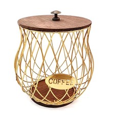 Kaffeepadhalter, Rustikaler K-Becherhalter, Organizer für Theke, Kaffeepad-4877