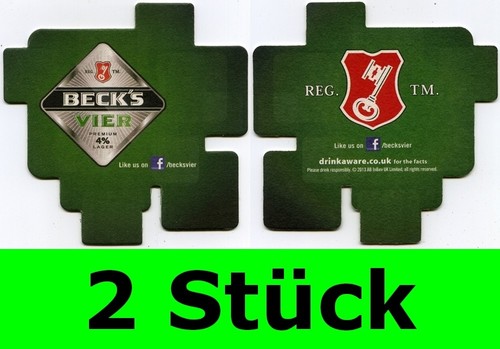 Bierdeckel beck vier - bierdeckel, becks