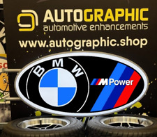 BMW M Power ovales beleuchtetes Händler doppelseitiges Steckwandschild
