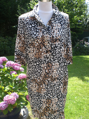 Schickes viscosekleid 42 - gr.,