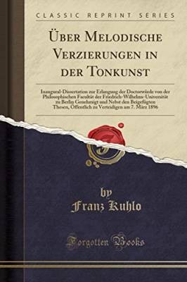 Ber melodische verzierungen - ber,