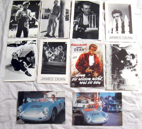 James dean postkarten - james,