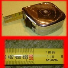 Stahlbandmaß Bandmaß 5 Meter Länge Gürtelclip Schwere Ausführung Garagenfund !!!