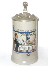 Alter bierkrug krug jugendstil - bierkrug,