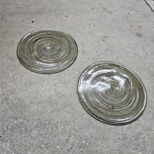 Rauchglas glass Butzenglas Ersatz Grau Glasbutzen 14cm Rund Butzenscheibe