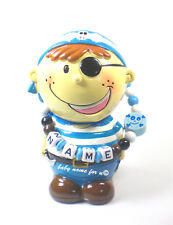 Spardose mit Namen Pirat